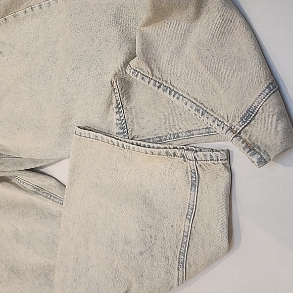 Free People Light Blue Boyfriend Jeans with Brown Tie - Picture 8 of 8